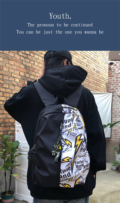 MODA COLOR SPLICING NUEVO CASEUAL mochila estudante do ensino médio bolsa multi-funcional bolsa de grande capacidade
