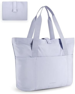 Saco de Tote para Mulheres, Saco de Tote dobrável com fecho Saco de ombro grande Saco de mão superior para viagens, trabalho