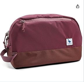 Travel Toiletry Bag 8L for Women, Large Packing Cube with Waterproof TPU Wet/Dry Compartment
