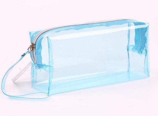 Caixa de lápis plástica dura de EVA Transparent Pen Pouch Pvc com compartimentos