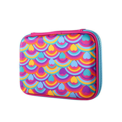 Estojo de Lápis EVA Personalizado com Design de Zíper Portátil, Leve, Durável, Reutilizável, Ecológico, Bolsa de Armazenamento de Material Escolar para Crianças e Estudantes