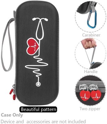 Kit de primeiros socorros portátil de grau médico com caixa de espuma EVA à prova de choque e à prova de água projetado para proteção do estetoscópio e fácil transporte