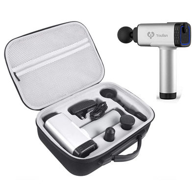 Estojo para pistola de massagem para viagens, feito de poliéster 900D e materiais EVA, oferecendo proteção contra impactos e arranhões de água