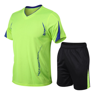 Os esportes do corredor do verão dos homens vestem a camisa curto da luva T dos vestuários secagem rápida de 5 minutos