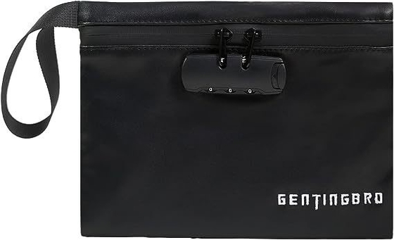 Saco de dinheiro com fechadura KaAutoler Resistente ao fogo e à água Saco de dinheiro com fecho de fecho de fechadura caixa de segurança Resistente ao fogo Bolsa de dinheiro Locki