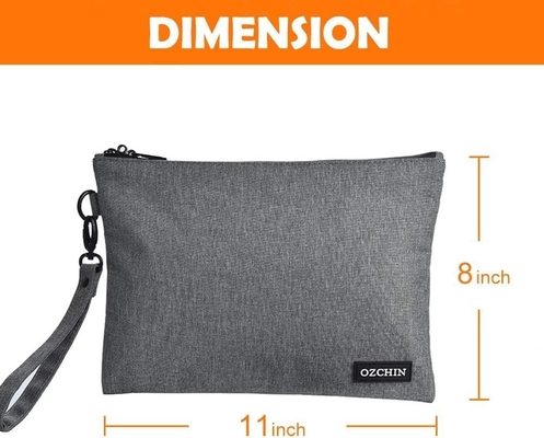 Saco de dinheiro com fechadura, saco bancário fechável, saco de dinheiro para dinheiro, saco à prova d'água para dinheiro com fecho, para dinheiro, celular