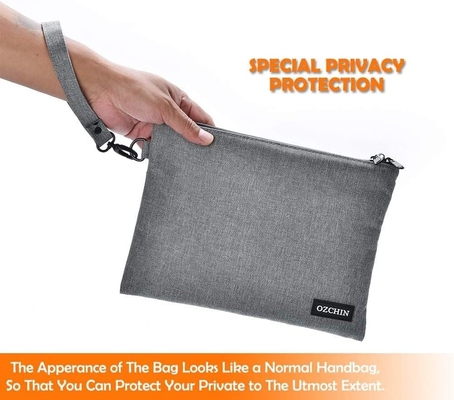 Saco de dinheiro com fechadura, saco bancário fechável, saco de dinheiro para dinheiro, saco à prova d'água para dinheiro com fecho, para dinheiro, celular