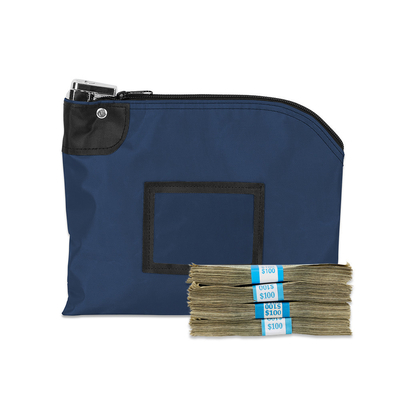 Sacos de depósito de bloqueio de nylon laminados - 10W x 8H - prontos para o envio