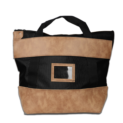 Saco bancário de correio com fechadura de couro - 22w x 18h x 7d - feito sob encomenda