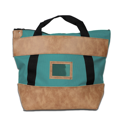 Saco bancário de correio com fechadura de couro - 22w x 18h x 7d - feito sob encomenda