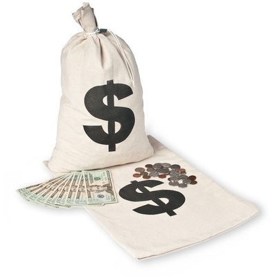 TASQUE DE TRANSPORTO COM $IMPRENTAÇÃO GRANDE Capacidade Reutilizável - Personalizado