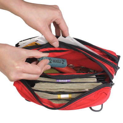Saco desagradável bolso de troca saco de grande capacidade de nylon fanny pack - personalizado