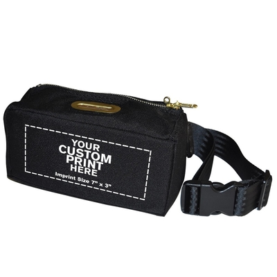 METAL ZIPPER NYLON GRANDE Capacidade FANNY PACK TIP BAG SAFETY TIP BAG - 8W X 4H X 3D - personalizado