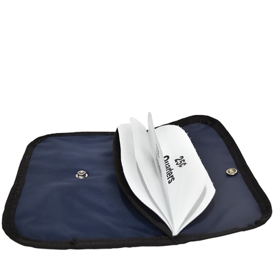 Bolsa de Moedas Divididas NAVY BLUE NYLON CLUTCH BOLSA ARAFÁGICA - PRONTO PARA NAVAR - feito sob medida