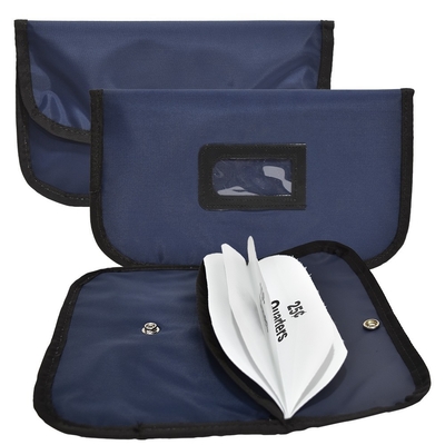 Bolsa de Moedas Divididas NAVY BLUE NYLON CLUTCH BOLSA ARAFÁGICA - PRONTO PARA NAVAR - feito sob medida