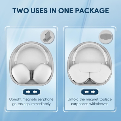 Smart Case para Apple AirPods Max Suporta Modo de Sono, Hard Organizer Portavel Carry Travel Cover Saco de Armazenamento