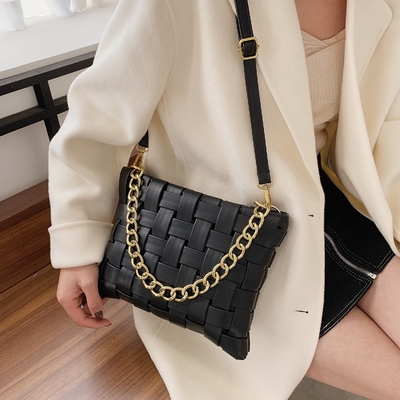 PU BALSA DE MUJERES TECSTURA BALSA DE MANUAL de tecido 2024 Primavera na nova versão coreana da moda BALSA DE OLHO CENTE BALSA CROSSBODY