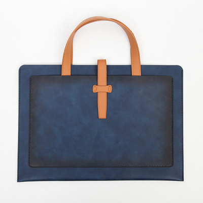 NOVO PU PELO DE GRANDE Capacidade BRIEFCASE PELO DE PELO BRAÇO DO BUSINESS DOCUMENTO BALSA PORTÁVEL ARAFÁTICO