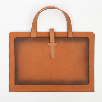 NOVO PU PELO DE GRANDE Capacidade BRIEFCASE PELO DE PELO BRAÇO DO BUSINESS DOCUMENTO BALSA PORTÁVEL ARAFÁTICO