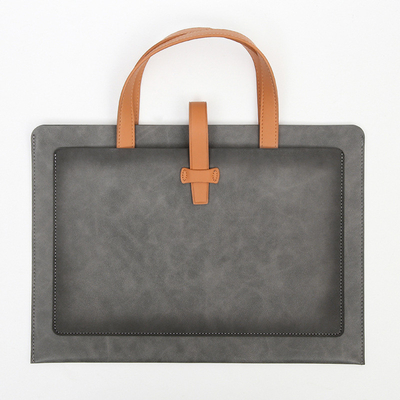 NOVO PU PELO DE GRANDE Capacidade BRIEFCASE PELO DE PELO BRAÇO DO BUSINESS DOCUMENTO BALSA PORTÁVEL ARAFÁTICO