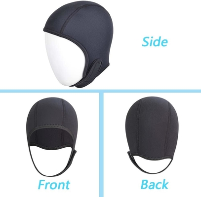 2.5mm Neoprene Dive Cap Surf Cap,Capela de Mergulho,Tapinha de Manguera térmica com Faixa de Chin,Tapinha à prova de vento para Surf Kayak Raf