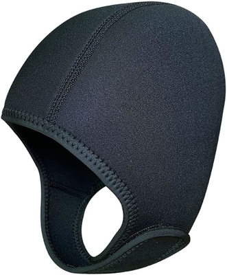 2.5mm Neoprene Dive Cap Surf Cap,Capela de Mergulho,Tapinha de Manguera térmica com Faixa de Chin,Tapinha à prova de vento para Surf Kayak Raf