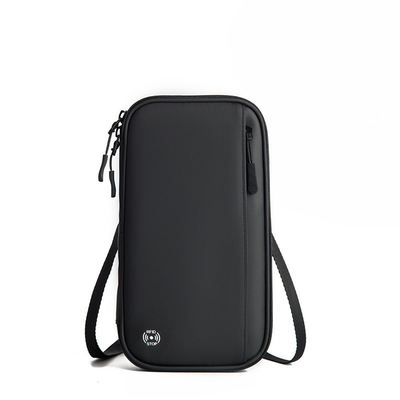 Novo saco de cartão multifuncional para viagens ao estrangeiro saco de documento portátil RFID impermeável