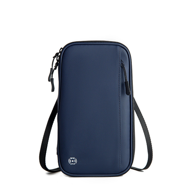 Novo saco de cartão multifuncional para viagens ao estrangeiro saco de documento portátil RFID impermeável