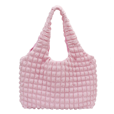 Novo saco feminino de flores de nuvem, saco de ombro, saco feminino de canvas de verão, saco de mão simples