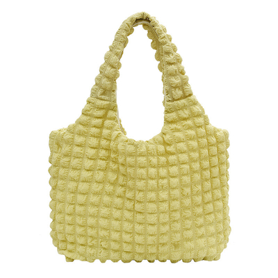 Novo saco feminino de flores de nuvem, saco de ombro, saco feminino de canvas de verão, saco de mão simples