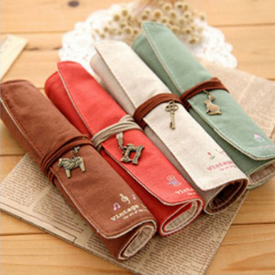 Fresco E Moderno Capacitação Grande Bolsa de caneta Caso de lápis CASE SIMPLES CREATIVO JUNIOR LICEU HOMENOS E MUJERES CANVAS