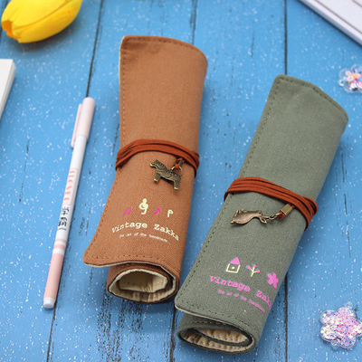 Fresco E Moderno Capacitação Grande Bolsa de caneta Caso de lápis CASE SIMPLES CREATIVO JUNIOR LICEU HOMENOS E MUJERES CANVAS