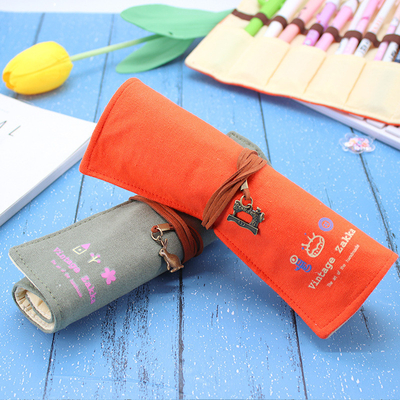 Fresco E Moderno Capacitação Grande Bolsa de caneta Caso de lápis CASE SIMPLES CREATIVO JUNIOR LICEU HOMENOS E MUJERES CANVAS