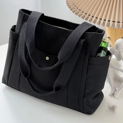 Saco de lona Tote saindo tela tudo em um trabalho alto nível de aparência viajar grande capacidade estudante de arte ombro único