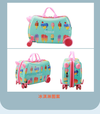 MULTI-FUNÇONAL DE Crianças caixa de carrinho nova viagem maleta multi-roda desenho animado maleta bebê viagem