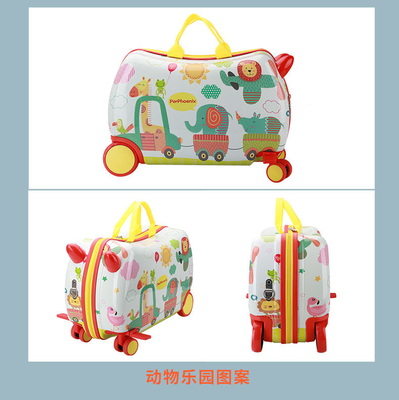 MULTI-FUNÇONAL DE Crianças caixa de carrinho nova viagem maleta multi-roda desenho animado maleta bebê viagem