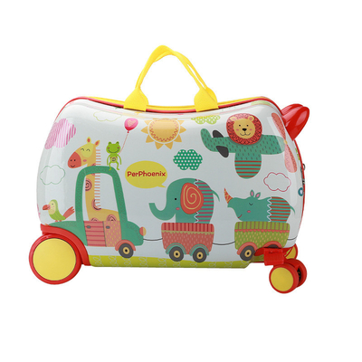 MULTI-FUNÇONAL DE Crianças caixa de carrinho nova viagem maleta multi-roda desenho animado maleta bebê viagem