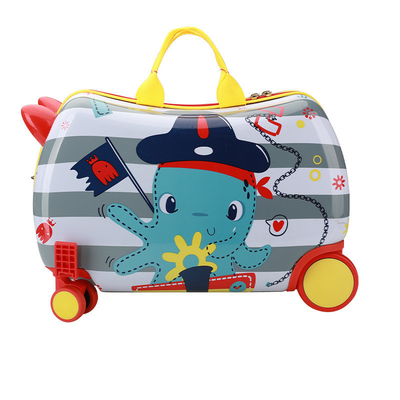MULTI-FUNÇONAL DE Crianças caixa de carrinho nova viagem maleta multi-roda desenho animado maleta bebê viagem