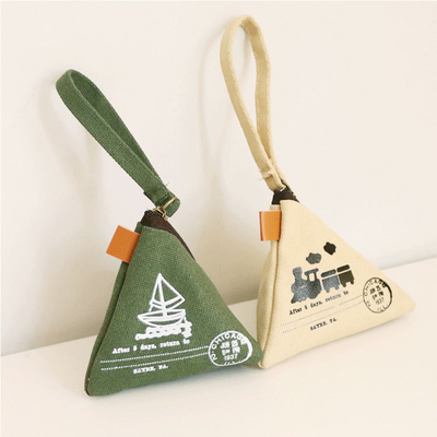 Pessoalidade CREATIVA RETRO ZONGZI Moeda Bolsa Feminina MINI CANVAS Arte LINDA MOEDA BALSA CLAVE BALSA