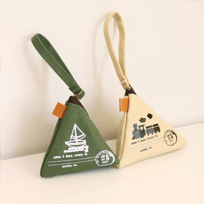 Pessoalidade CREATIVA RETRO ZONGZI Moeda Bolsa Feminina MINI CANVAS Arte LINDA MOEDA BALSA CLAVE BALSA