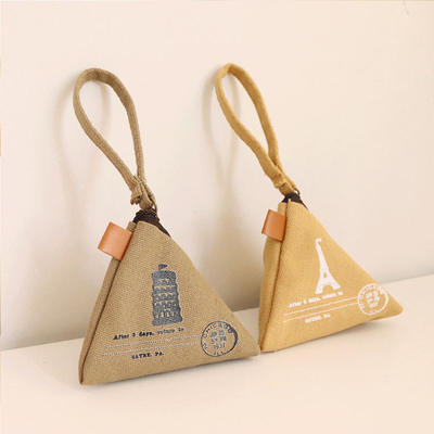 Pessoalidade CREATIVA RETRO ZONGZI Moeda Bolsa Feminina MINI CANVAS Arte LINDA MOEDA BALSA CLAVE BALSA