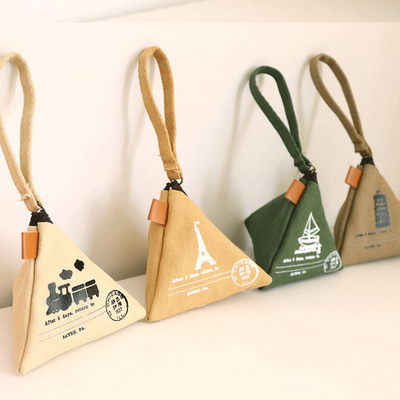 Pessoalidade CREATIVA RETRO ZONGZI Moeda Bolsa Feminina MINI CANVAS Arte LINDA MOEDA BALSA CLAVE BALSA