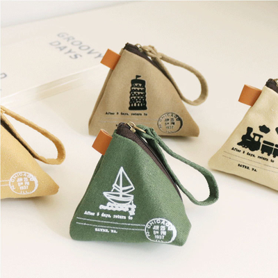 Pessoalidade CREATIVA RETRO ZONGZI Moeda Bolsa Feminina MINI CANVAS Arte LINDA MOEDA BALSA CLAVE BALSA