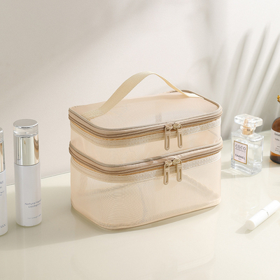 NOVA BOLSA DE MAQUIMENTO DE GASOS GRANDE CAPITALIDADE BOLSA SIMPLE PORTÁVEL DE TOALETERIA BOLSA DOUPA COPA PORTÁVEL COSMÉTICA BOLSA de armazenamento