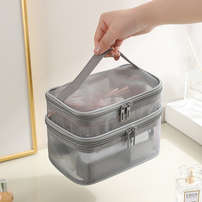 NOVA BOLSA DE MAQUIMENTO DE GASOS GRANDE CAPITALIDADE BOLSA SIMPLE PORTÁVEL DE TOALETERIA BOLSA DOUPA COPA PORTÁVEL COSMÉTICA BOLSA de armazenamento