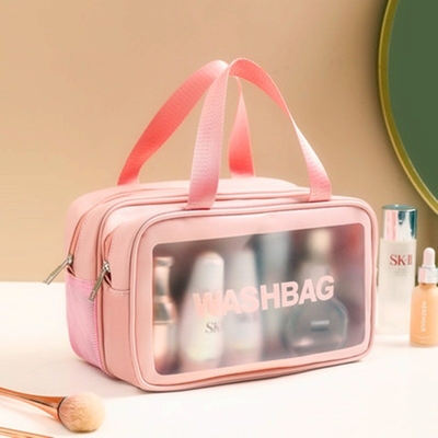 GRANDE Capacidade SEPARATÓRIO SECO E HUMIDO MAQUEAÇÃO BOLSA PORTÁVEL DE COSMÉTICA DA MUJER BOLSA DE ARMAÇÃO 2024 BOLSA NOVA DE TOILETRIA BOLSA de viagem