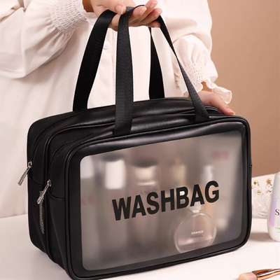 GRANDE Capacidade SEPARATÓRIO SECO E HUMIDO MAQUEAÇÃO BOLSA PORTÁVEL DE COSMÉTICA DA MUJER BOLSA DE ARMAÇÃO 2024 BOLSA NOVA DE TOILETRIA BOLSA de viagem