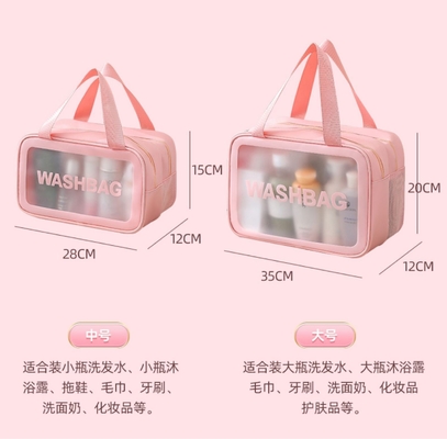 GRANDE Capacidade SEPARATÓRIO SECO E HUMIDO MAQUEAÇÃO BOLSA PORTÁVEL DE COSMÉTICA DA MUJER BOLSA DE ARMAÇÃO 2024 BOLSA NOVA DE TOILETRIA BOLSA de viagem