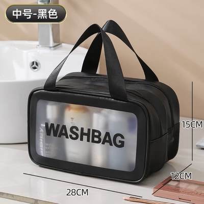 GRANDE Capacidade SEPARATÓRIO SECO E HUMIDO MAQUEAÇÃO BOLSA PORTÁVEL DE COSMÉTICA DA MUJER BOLSA DE ARMAÇÃO 2024 BOLSA NOVA DE TOILETRIA BOLSA de viagem