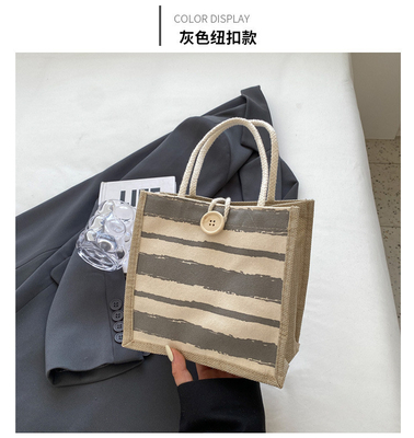 TOTE BAG CANVAS BAG CANVAS GIRL novo TOTE impresso em portavel BENTO LUNCH Box trabalho